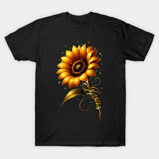 Jesus Sunflower T-Shirt